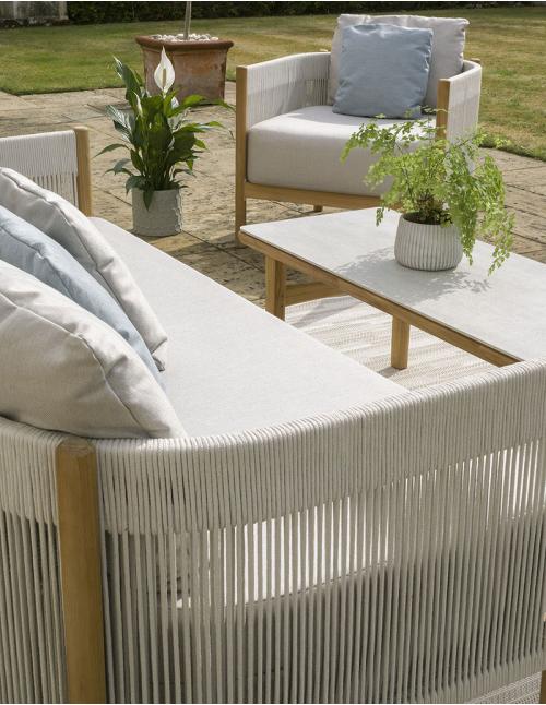 Barlow Tyrie Cocoon Deep Seating Three Seater Settee