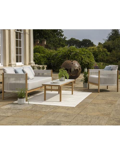 Barlow Tyrie Cocoon Deep Seating Three Seater Settee