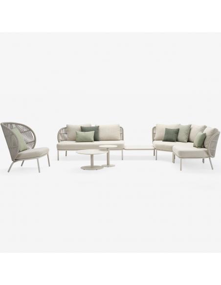 Vincent Sheppard Kodo Modular 1 Seater Left End - Dune White