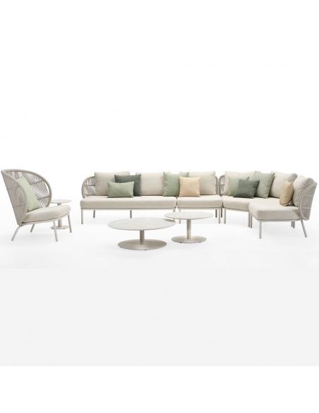 Vincent Sheppard Kodo Modular 1 Seater Right End - Dune White