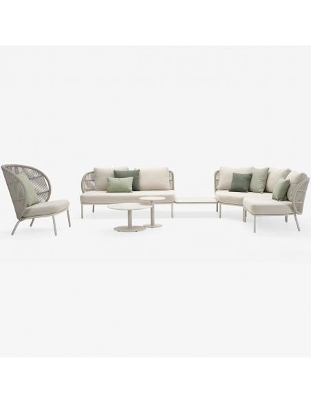 Vincent Sheppard Kodo Modular 1 Seater Right End - Dune White