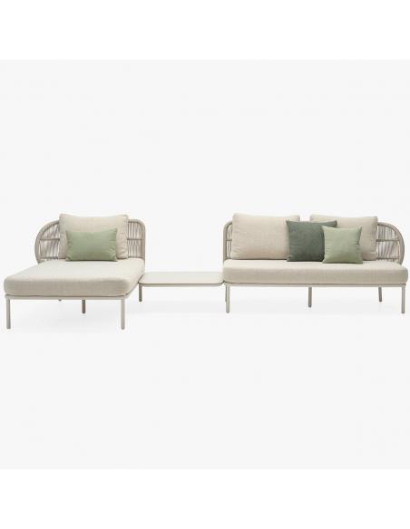 Vincent Sheppard Kodo Modular Chaise Longue Right - Dune White