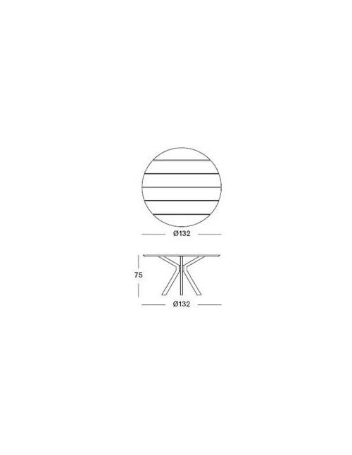 Vincent Sheppard Noa Dining Table 132cm DIA