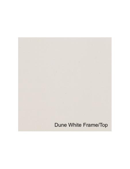 Vincent Sheppard Kodo Round Coffee Table 65 DIA Dune White with Aluminium Top