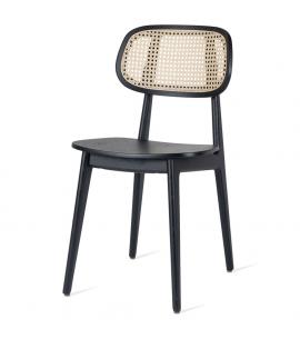 Vincent Sheppard Titus Dining Chair Black with Plywood Seat