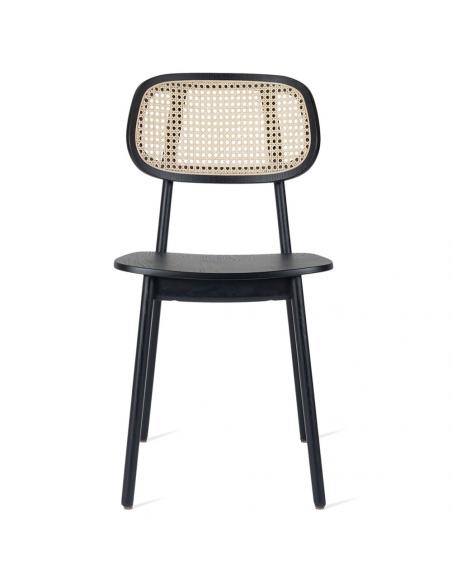 Vincent Sheppard Titus Dining Chair Black with Plywood Seat