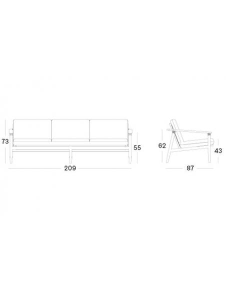 Vincent Sheppard David Lounge Sofa 3S