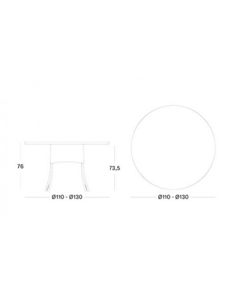 Vincent Sheppard Nimes Table 110cm