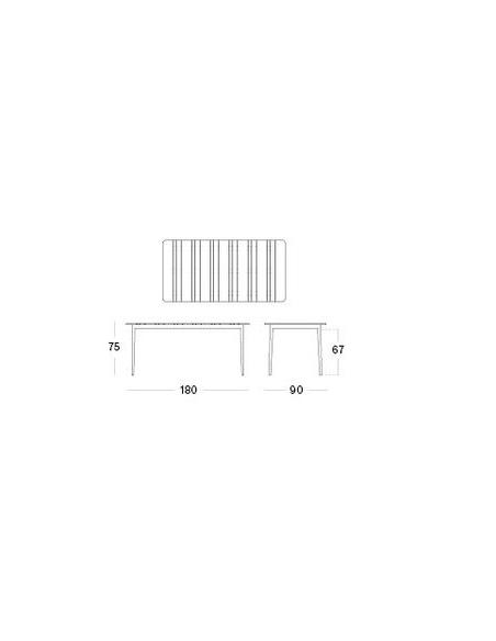 Vincent Sheppard Max Dining Table 180 x 90