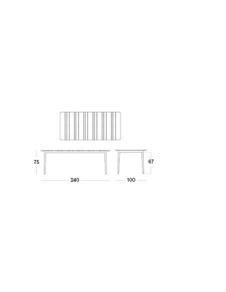 Vincent Sheppard Max Dining Table 240 x 100