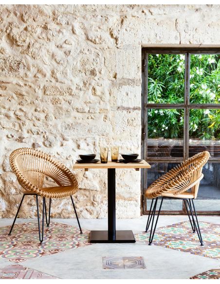 Vincent Sheppard Quadro Bistro Table Teak Top