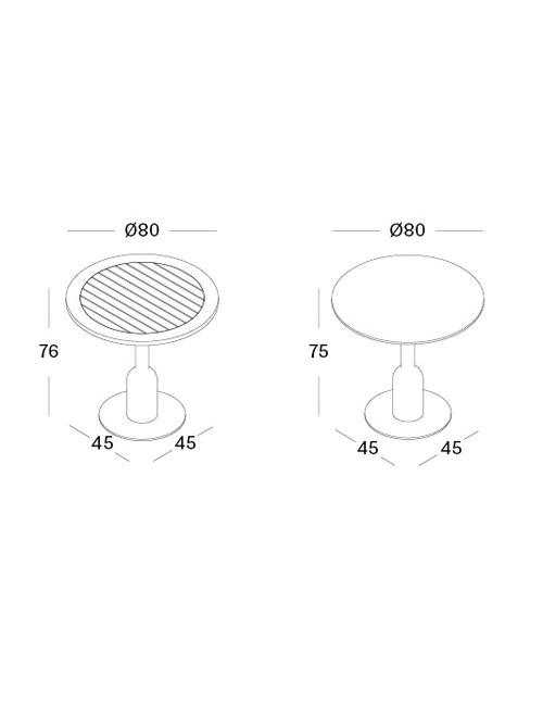Vincent Sheppard Sphera Bistro Table HPL Top