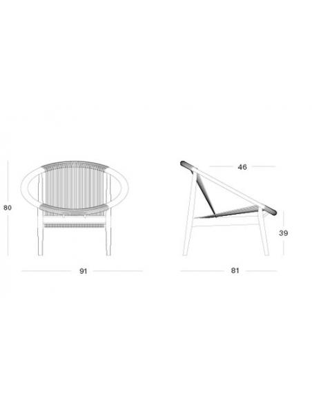 Vincent Sheppard Frida Lounge Chair Black