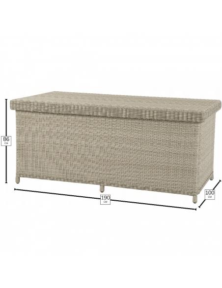 Bramblecrest Chedworth Sandstone Large Cushion Box with Liner