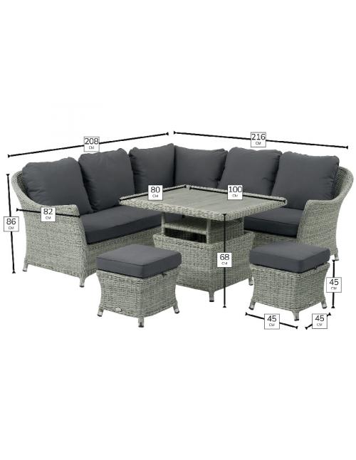 Bramblecrest Monterey Dove Grey Modular Mini...