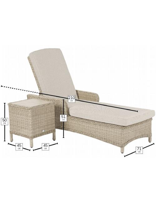 Bramblecrest Chedworth Sandstone Loungers with...