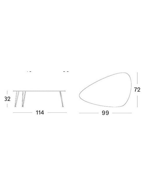Vincent Sheppard Rozy Coffee Table - Black