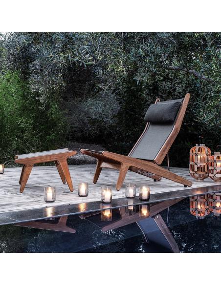 Gloster Bay Reclining Chair - Granite
