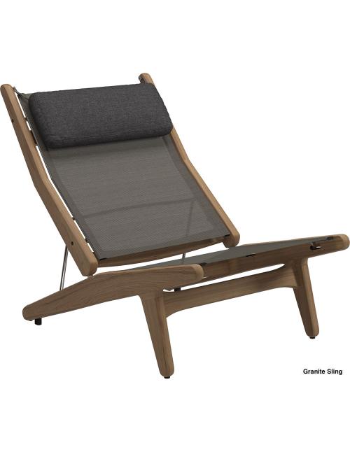 Gloster Bay Reclining Chair - Granite