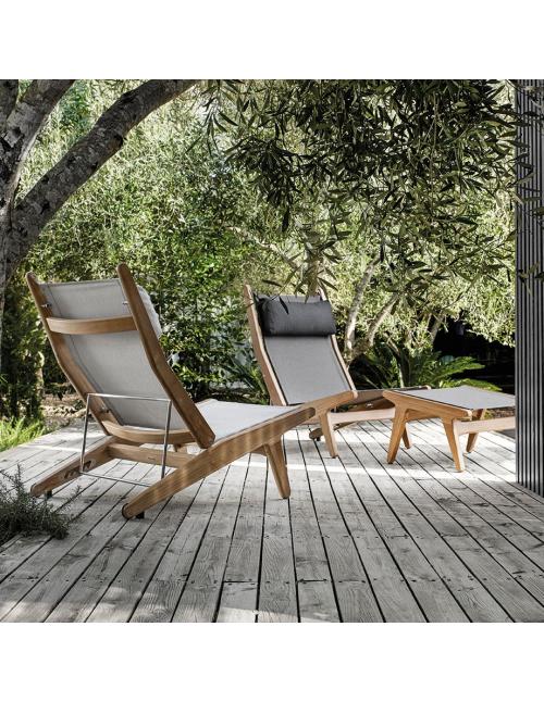 Gloster Bay Reclining Chair - Anthracite