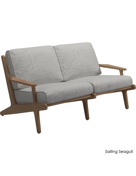Gloster Bay 2 Seater Sofa with Seat and Back Cushions