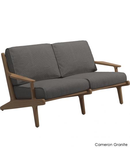 Gloster Bay 2 Seater Sofa with Seat and Back Cushions