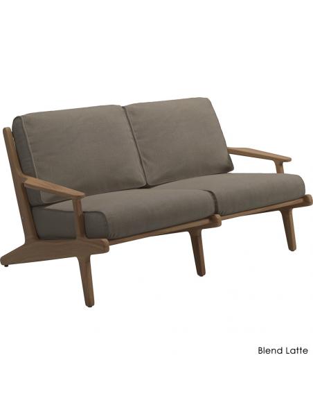 Gloster Bay 2 Seater Sofa with Seat and Back Cushions
