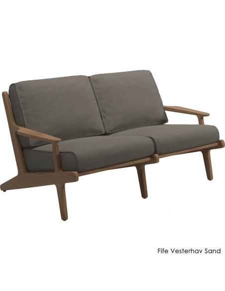 Gloster Bay 2 Seater Sofa with Seat and Back Cushions