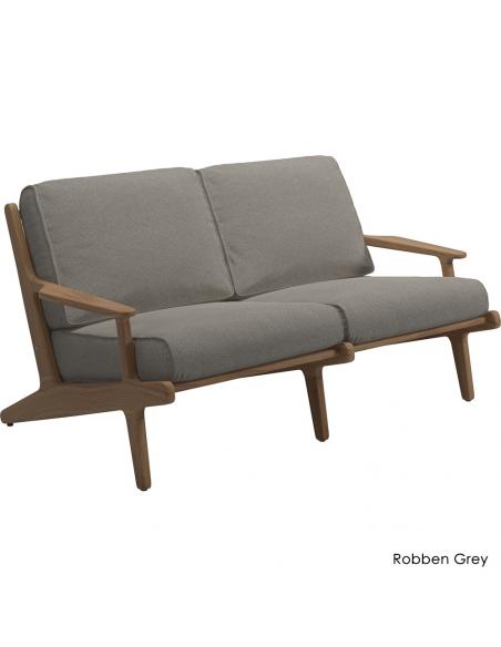 Gloster Bay 2 Seater Sofa with Seat and Back Cushions