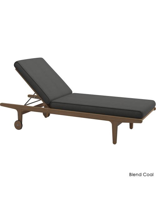 Gloster Bay Lounger with Cushion