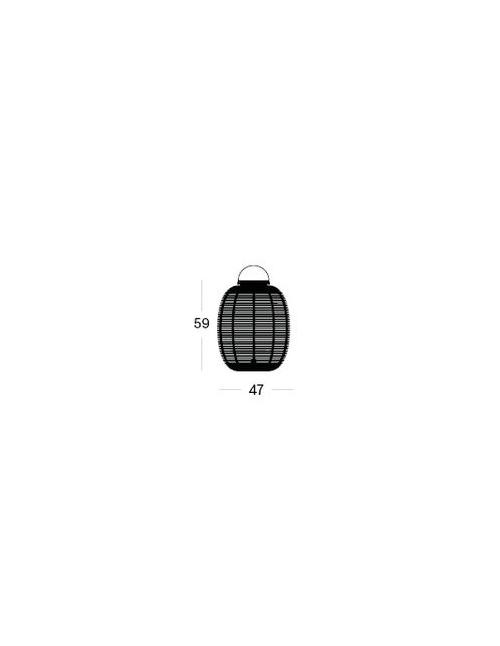 Vincent Sheppard Tika Lantern 59H Black
