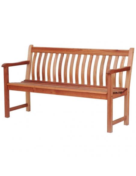 Alexander Rose Broadfield Oiled Mahogany Bench 5ft