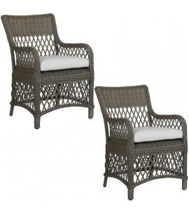 Neptune Harrington Dining Carver Armchair with Natural Cushion