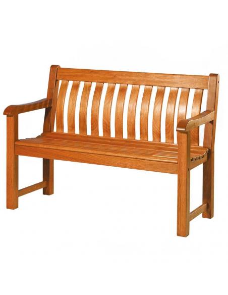 Alexander Rose St. George Oiled Mahogany Bench 4ft
