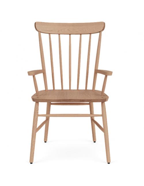 Neptune Wardley Natural Oak Carver Chair