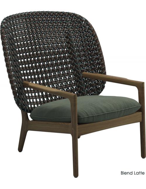 Gloster Kay High Back Lounge Chair - Brindle...