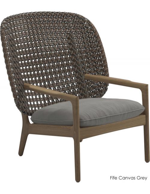 Gloster Kay High Back Lounge Chair - Brindle...