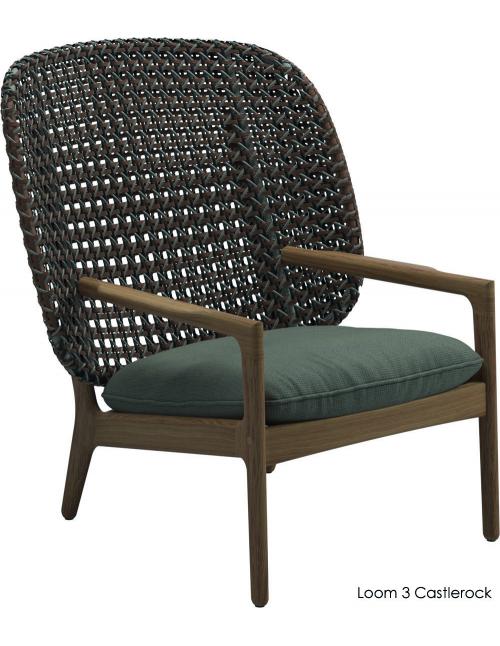 Gloster Kay High Back Lounge Chair - Brindle...