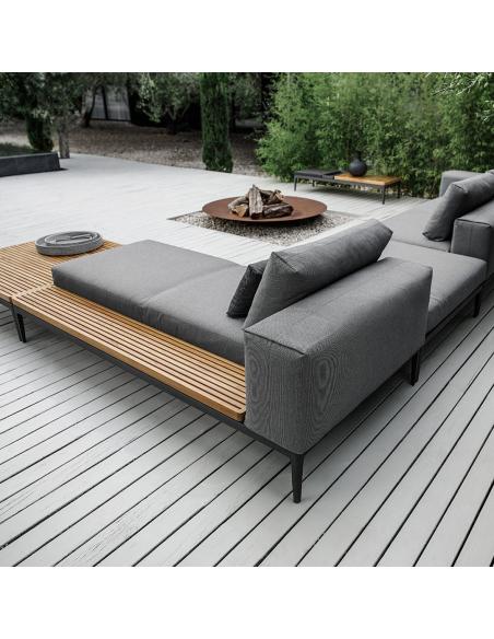Gloster Grid Large Square Coffee Table Teak - Java