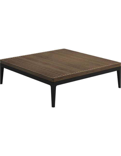 Gloster Grid Large Square Coffee Table Teak - Java