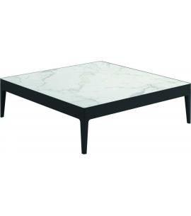 Gloster Grid Large Square Coffee Table Ceramic -...
