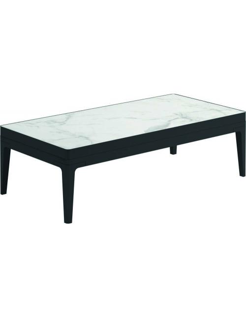 Gloster Grid Small Coffee Table Ceramic -...