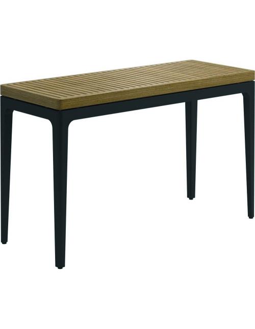 Gloster Grid Small Console Table Teak - Meteor