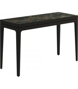 Gloster Grid Small Console Table Ceramic - Java/Emperor