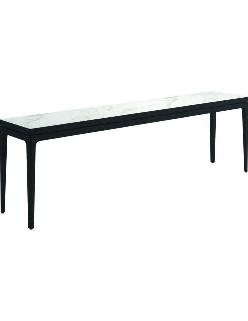 Gloster Grid Large Console Table Ceramic -...