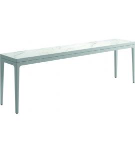 Gloster Grid Large Console Table Ceramic - White/Bianco