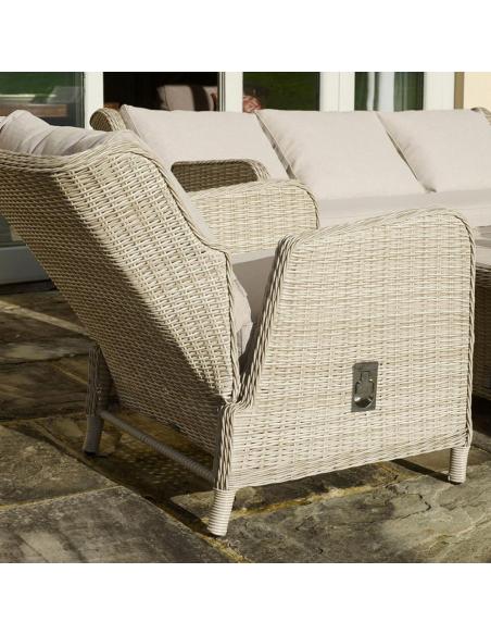 Bramblecrest Chedworth Sandstone Reclining Sofa Chair (Set of 2)