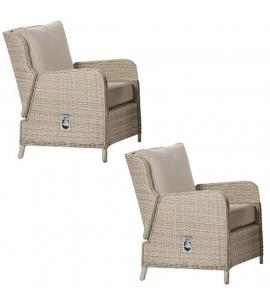 Bramblecrest Chedworth Sandstone Reclining Sofa Chair...