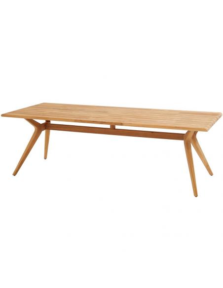 4 Seasons Outdoor Ancora 8 Seat Dining Set with Bel Air 240cm Teak Table