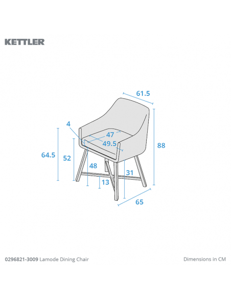 Kettler LaMode Dining Chair (Pair)
